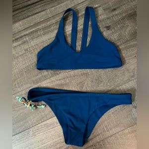 June Swimwear athletic bikini top M bottoms L